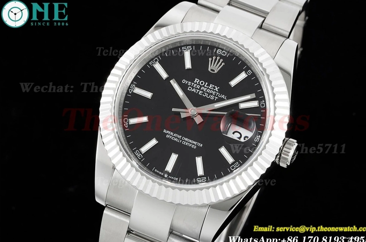 VR3235 126334 Oyster SS GMF 41mm Datejust SS Black 0405